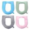 Silicone Portable Non-dirty Hand For Bathroom Household Waterproof Cushion Toilet Seat Cover Toilet Mat Toilet Ring Home Supply