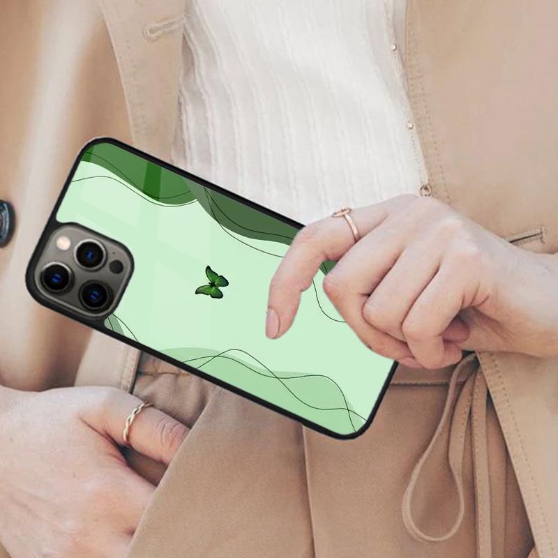 Sage Green Coffee Love Heart Latte Magnetic Phone Case For APPLE iPhone 17 Air 16 14 13 12 Pro Max 15 Plus MagSafe Cover