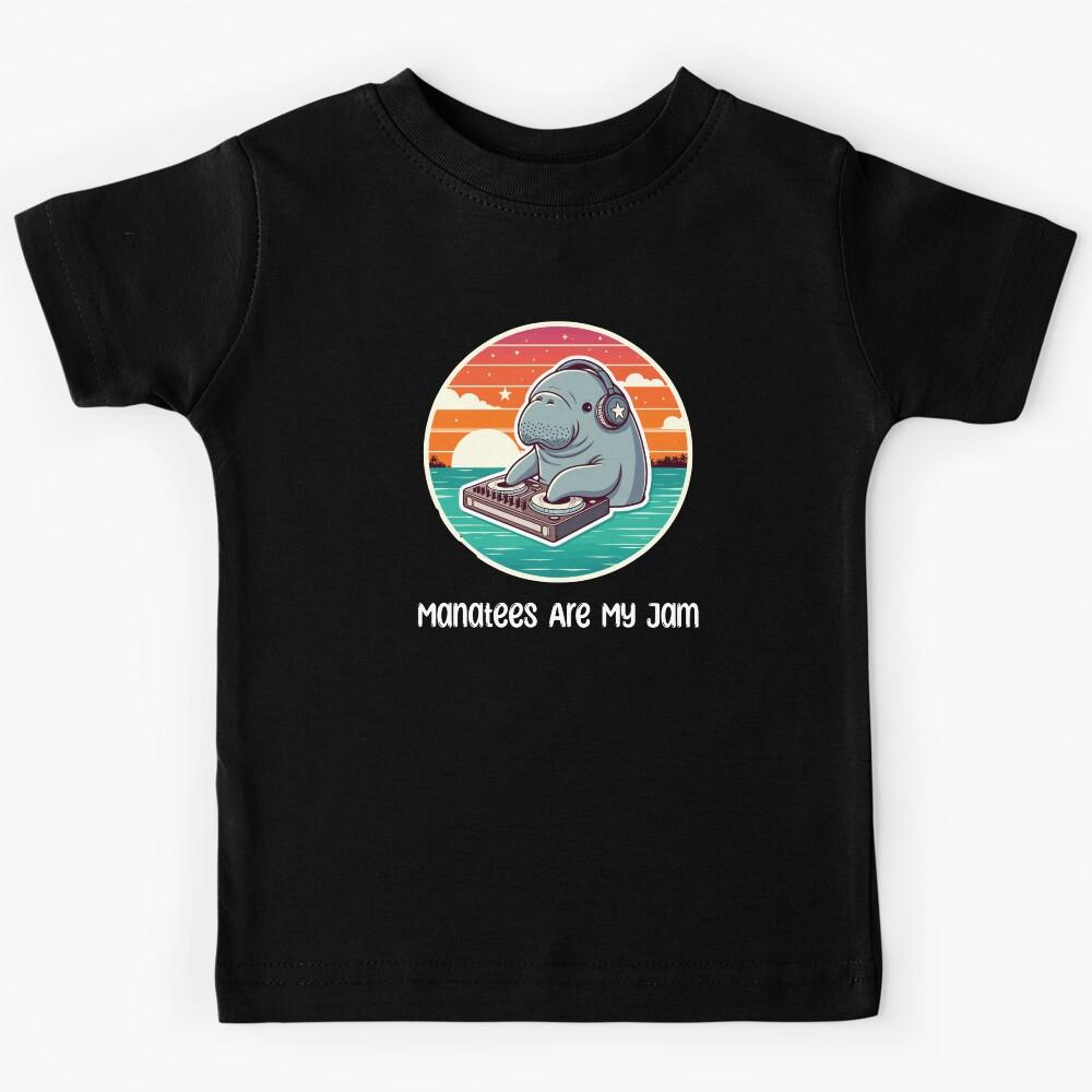 Baby Manatee DJ  Kids T-Shirt 170