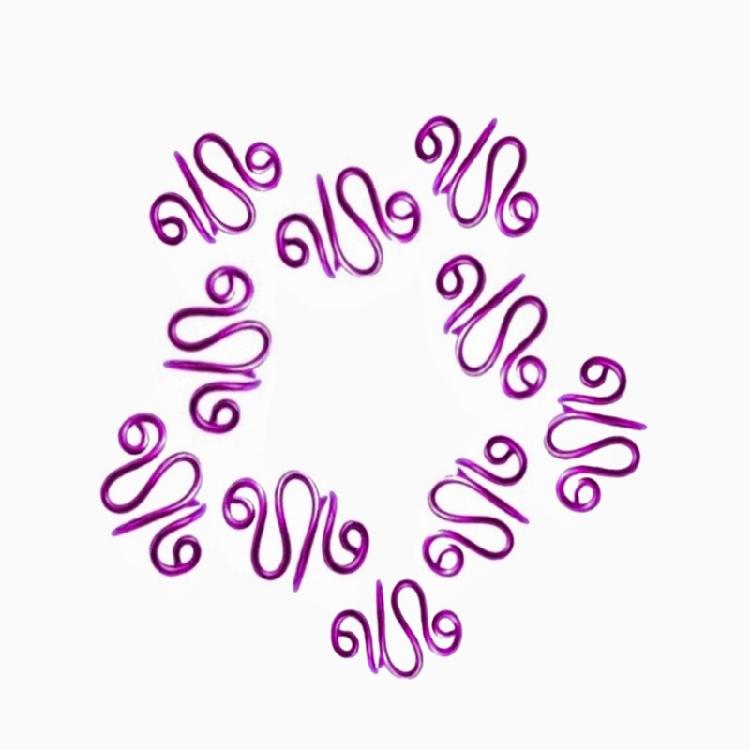 10/14/15 Pcs Snake Shape Crochet Tension Rings Open Finger Rings Adjustable Crochet Rings
