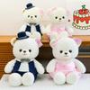 Cute Wedding Groom And Bride Teddy Bear Plush Toy Doll For Wedding Decor And Couples Gift