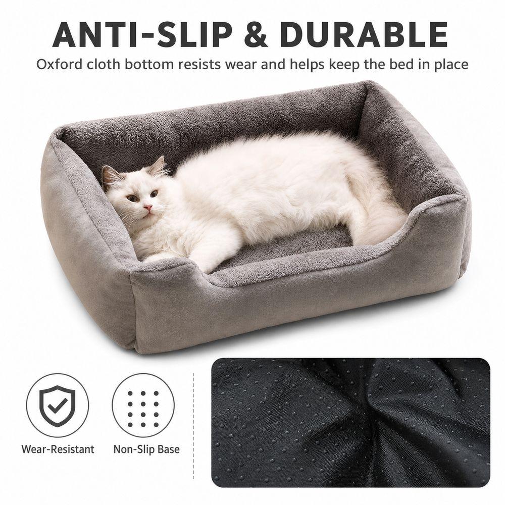 Warm Comfort Pet Cushion Bed Soft Texture Pet Sleeping Mat Comfortable Cat Bed Dogs Puppies