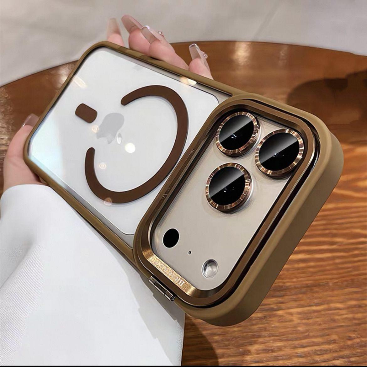 

for iPhone 17 Camera Bracket for Magsafe Case for iPhone 17 Pro Max Air Wrist Strap Lens Film ShockProof Wireless Charging Cover iPhone17 Pro золотий