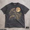 Drei Komodowarane Mond Shirt, Lustiges Komodowaran T-Shirt, Retro Reptilien T-Shirt, Vintage Mond Grafik T-Shirt, Eidechsenliebhaber Geschenk