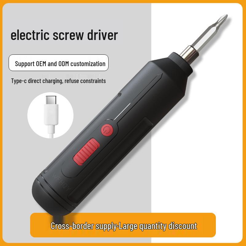 Rechargeable Multifunctional Mini Electric Screwdriver Set for Household Use