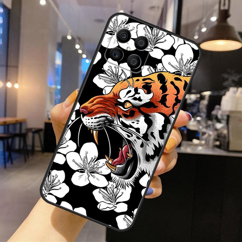 Japanese Tiger For Honor Magic 7 5 6 8 Pro Case For Honor 200 400 Lite 70 90 X8c X8b X9a X9b X9c X9d Win RT