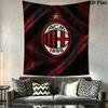 Ac Milan Crest Emblem Threepiece Set 1 Duvet Cover 2 Pillowcase Without Core Bedding Set Duvet Cover And Pillowcase Soft And Comfortable