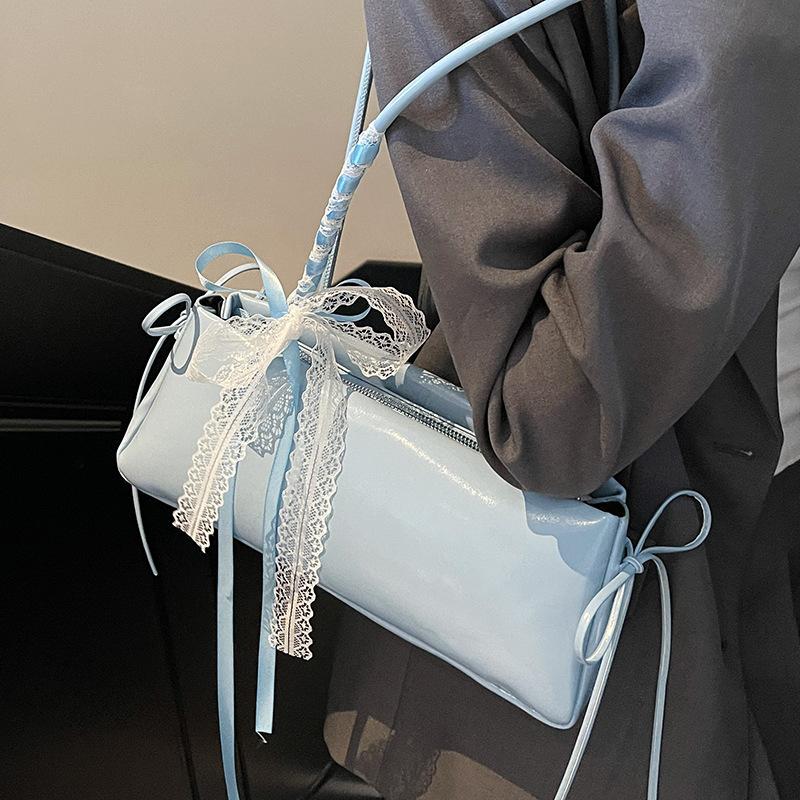 Ballet-style Underarm Baguette Bag Casual Fashionable and High-end Single-shoulder Women's Bag