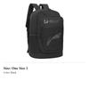 Li Ning Polyester Backpack Regular Unisex Black YBSU033-1