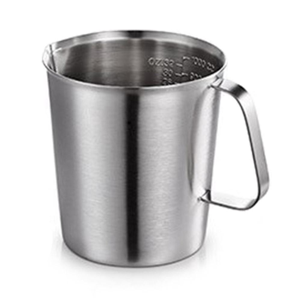 Förtjockad 304 Rostfritt Stål Mätkopp Med Skala 2000ML 1000ML 500ML Stor Kapacitet Kök Praktisk Mätkopp