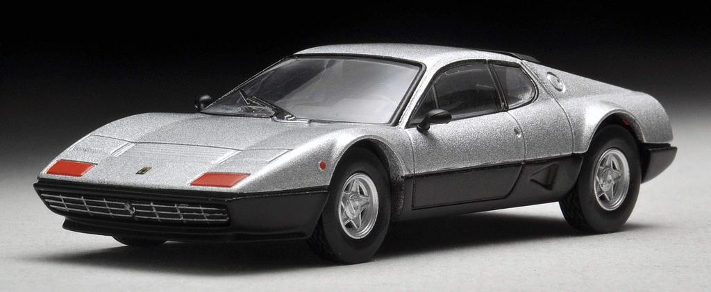 Tomica Limited Vintage Neo Ferrari BB512 Silver Finished Model 1/64 TLV-NEO