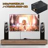 Parishop Digital To Analog Audio DAC 2 X RCA with Fiber Optic for Home Converter, (Optical/Coaxial), (L/R) Inputs, Cable, Use.