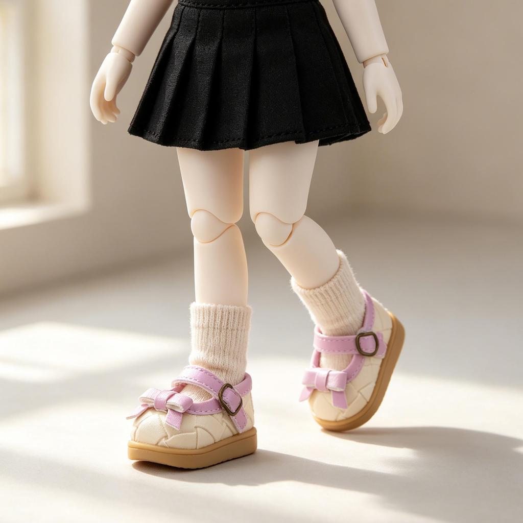 Sandali BJD da 6 pollici senza tiraggio per gambe per bambole Dali Li Chimu Xiao Liu Corte e Grasse