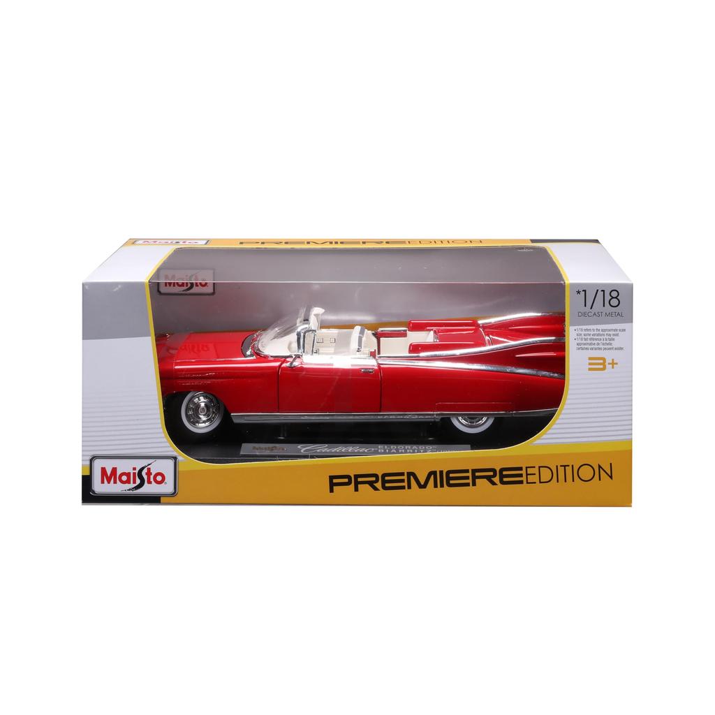 Maisto Cadillac Eldorado Biarritz 1959 Red Diecast Miniature Finished Model 36813 RD 1/18 / Car,