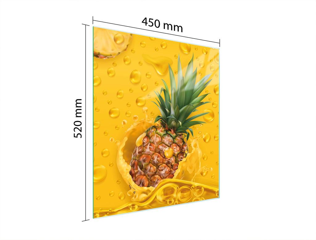 SZKLANA DESKA DO KROJENIA 45x52 ANANAS