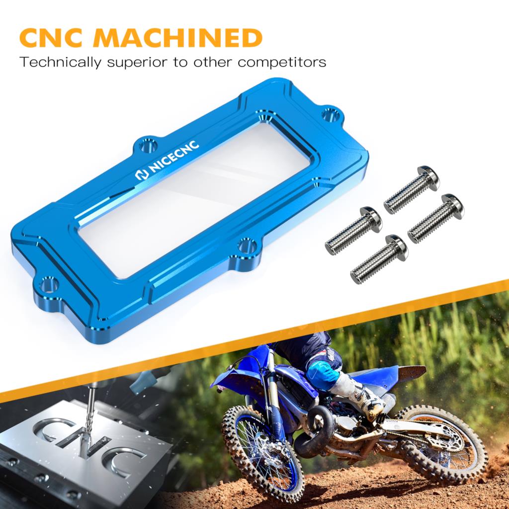 NICECNC For Yamaha YZ250 1999-2024 YZ250X 2016-2023 2022 Clear Exhaust Power Valve Cover YZ 250 YZ 250X Accessories Aluminum