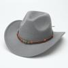 Tibetan Western Cowboy Hat Ethnic Style Travel Riding Hat Jazz Hat Casual Retro Ethnic Style Top Hat Tide
