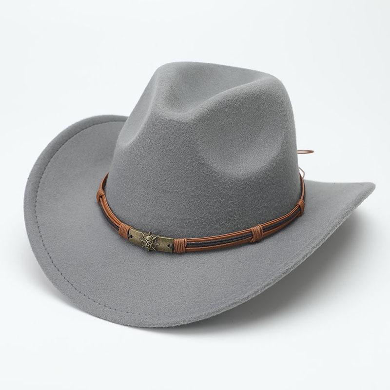 Tibetan Western Cowboy Hat Ethnic Style Travel Riding Hat Jazz Hat Casual Retro Ethnic Style Top Hat Tide