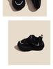 2025 Kids' Black Sneakers: Spring/Autumn Boys' & Girls' Velvet Winter Running Shoes