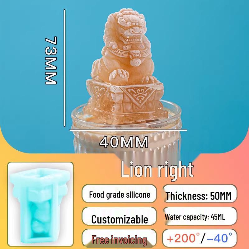 Crocodile-Shaped Silicone Ice Cube Tray for Whiskey – Large, Food-Grade, Cartoon Design