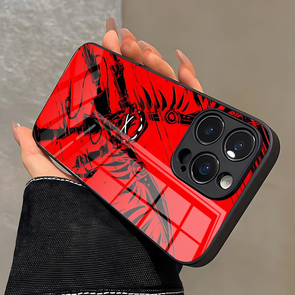 Murder Drones Phone Case For IPhone 17 Pro Max 16 15 14 Pro Max 13 11 X Xs Xr 8 7Plus Glass Cover