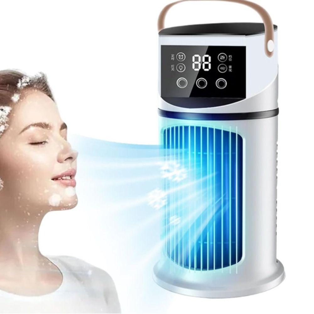8H Timer Mobile Air Conditioning 9 Speeds Water Cooling Fan Air Conditioning Fan  Home Use
