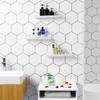 SONGMICS Wall Shelf 3 Set Floating Shelves Ledge for Picture Frames and Books, 38 X 10 Cm, MDF White