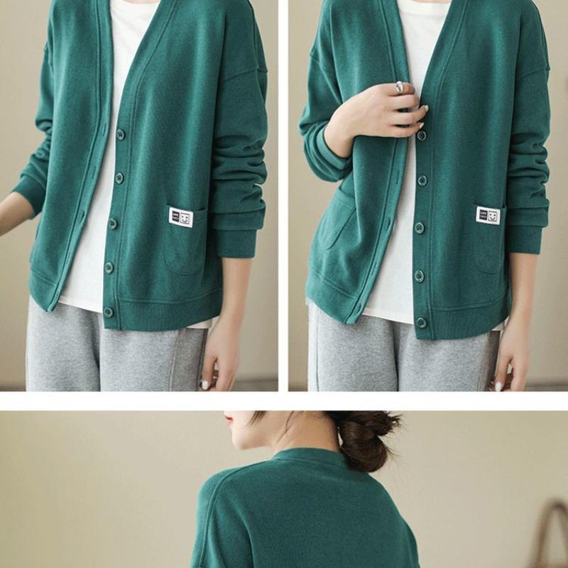 Casual Loose Thicken Slim Long-Sleeved Outwear Women's All-Match Coat Plus-Size Suit Plaid Jacket Autumn Winter Fashion