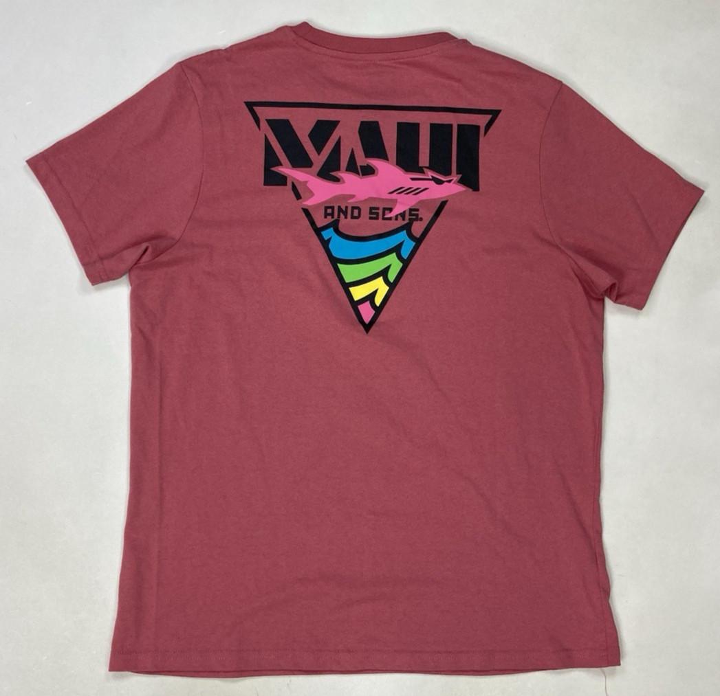 Maui And Sons Graphic T-shirt Men Medium Salmon Pink Short Sleeve S