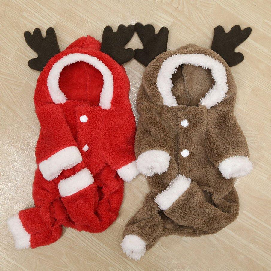 Buy Creative Electronic Winter Cat Clothes Warm Fleece Pet Costume For Small Cats Kitten