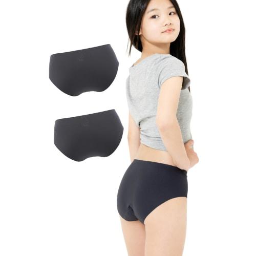 

momoful Momofull Junior Sanitary Panties, Seamless, Waterproof, Moisture-Retaining, Odor-Resistant, Absorbent, Thin, and Non-Slip, for Girls, Elementa