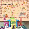 Watercolor Leaf Maple Party Wall Stickers Set For Fall Thanksgiving Home Decor