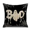 New Black Funny Ghost Horror Halloween Pillowcase Festive Party Cushion Sofa Pillow Combination