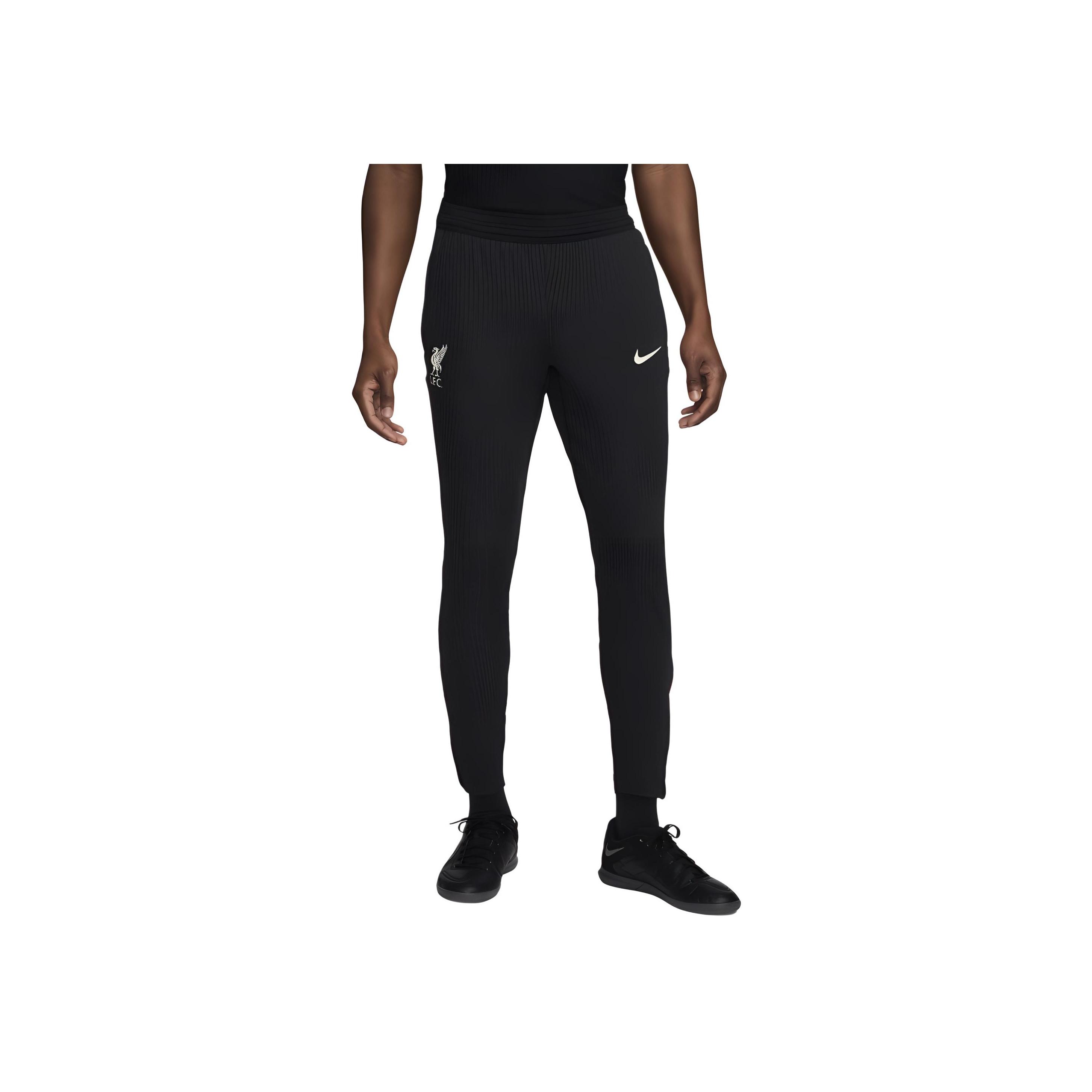 

Nike Спортивные брюки мужские вязаные влагоотводящие Dri-FIT с принтом логотипа футбольного клуба «Ливерпуль», на кулиске, черные FN9307-010 S