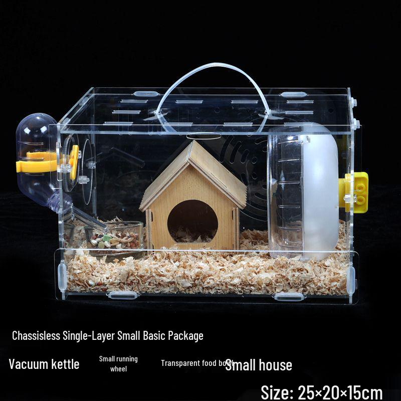 

Клетка для хомяка Golden Bear Двухслойный акриловый роскошный набор «Вилла»