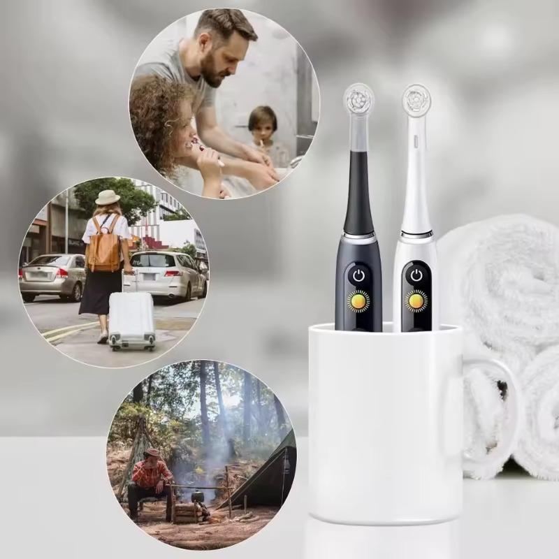 6pcsPortable Electric Toothbrush Head Protective Cover for Traveling on Business Trip Dust Cap of Brush Head Cover Bathroom Tool