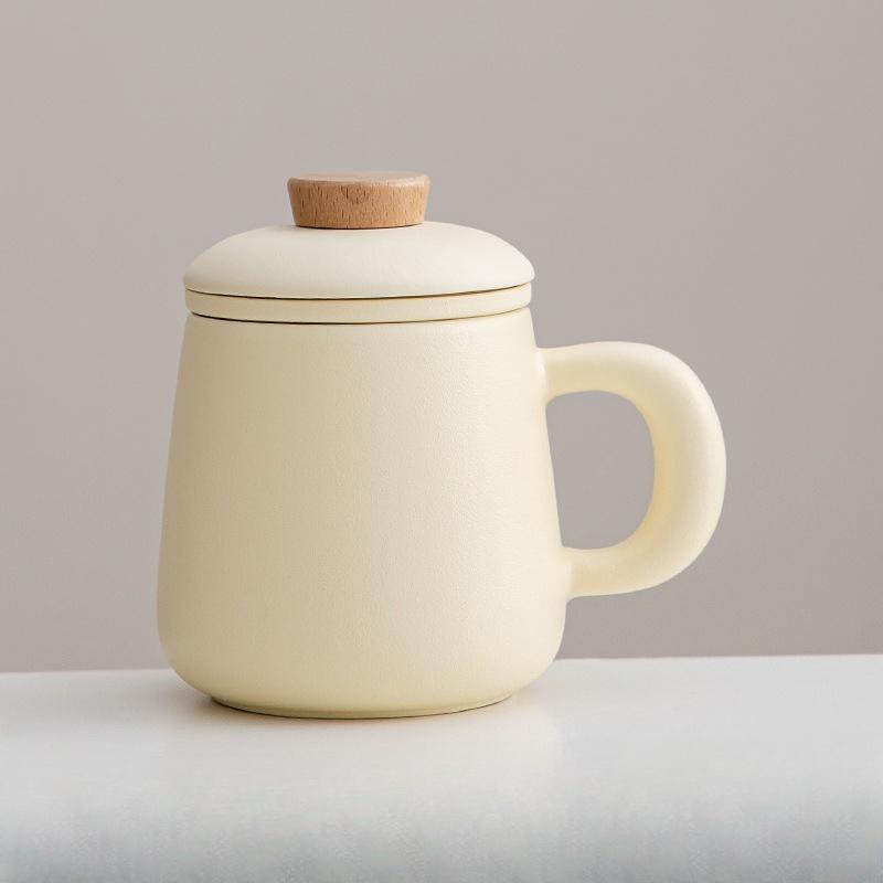 High End Household Ceramic Mug Water Cup Good Looking Tea Cup Simple Office Cup Business Souvenir