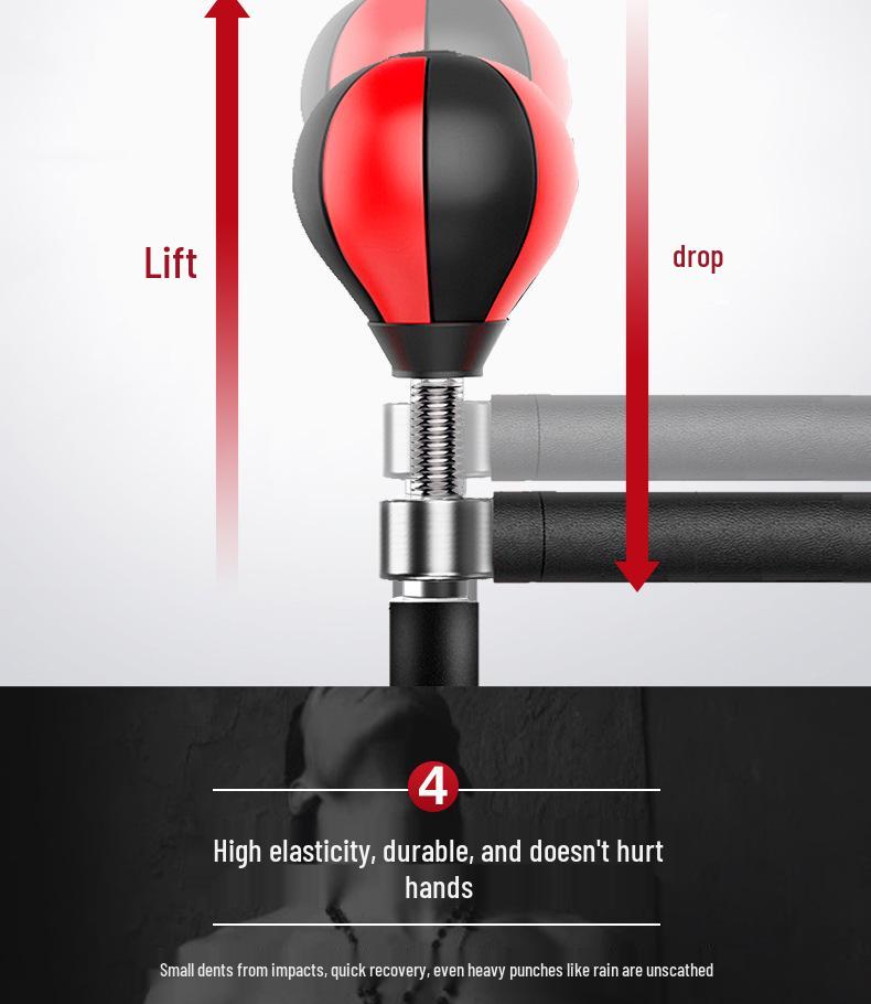 Boxing Reaction Target Trainer: Rotating Vertical Stick for Adults & Kids