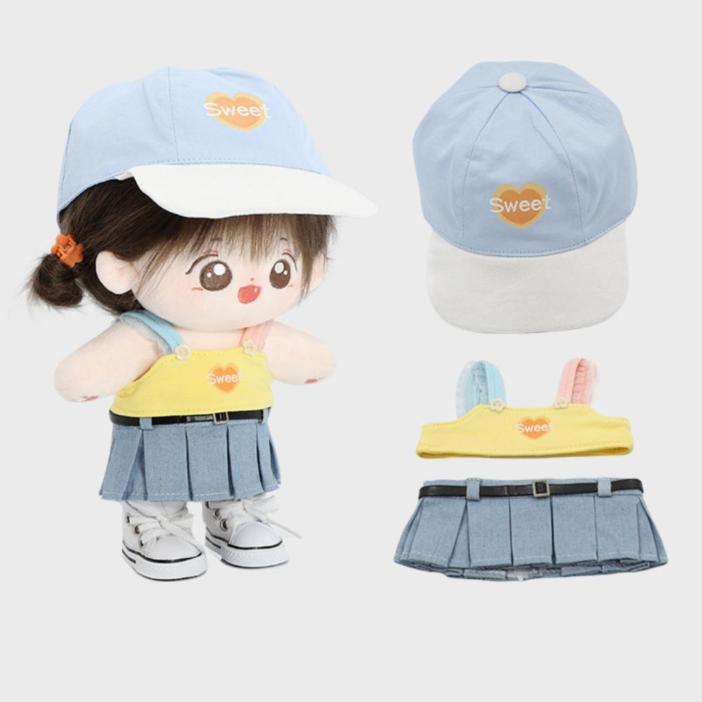 Colorful Hat 20cm Cotton Doll's Clothes Cotton Doll Lolita Outfit Dress  Cotton Doll Accessories