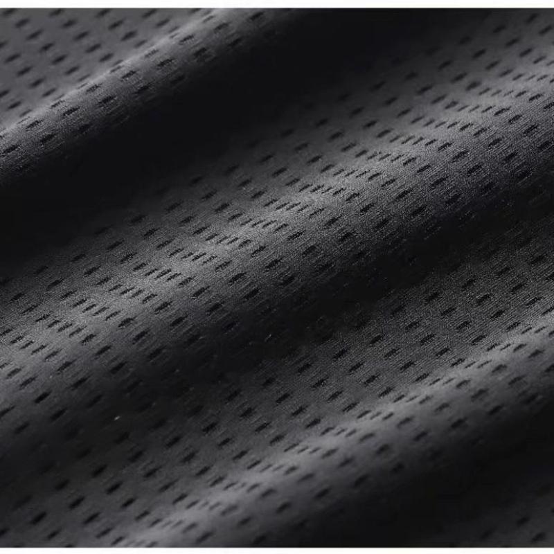 Herren Schnelltrocknende Ice Silk Mesh Jogginghose mit Elastischem Bund