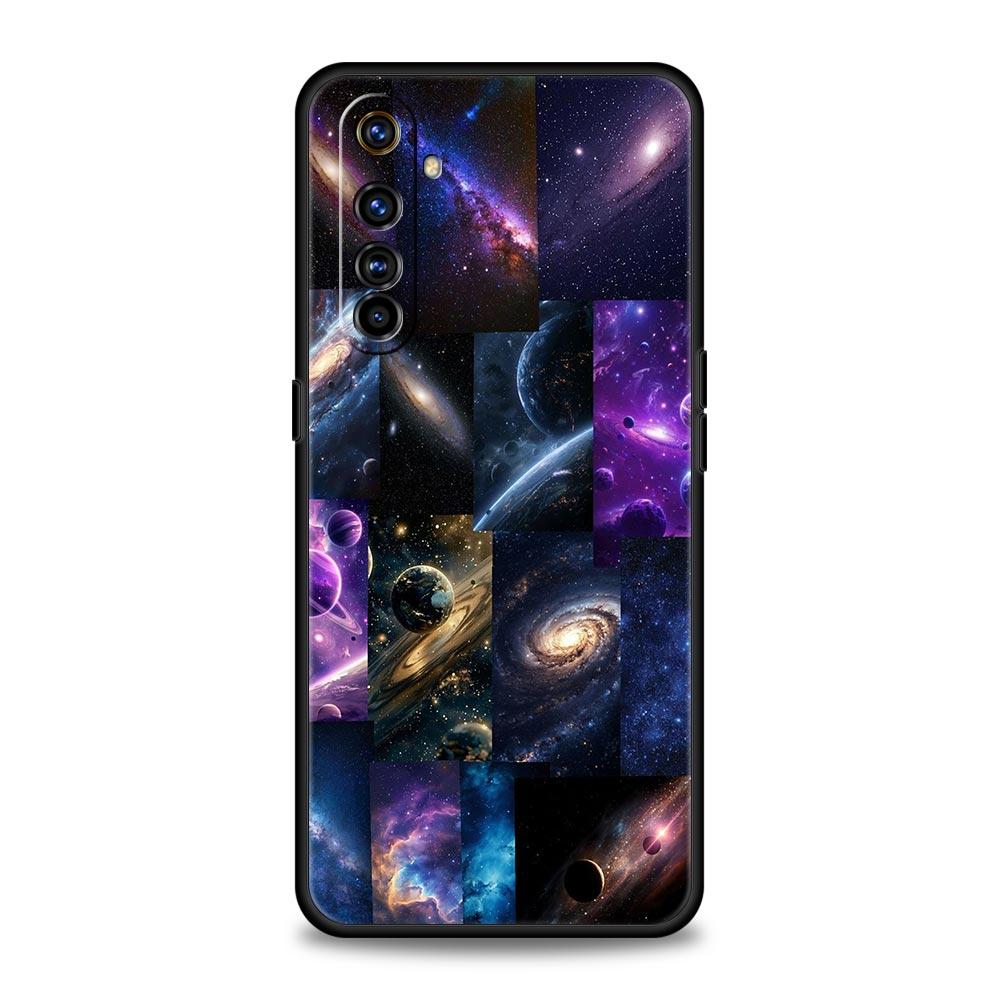 Universe Starry Sky Moon Soft TPU For Realme 13 12 11 10 9 Pro Plus GT3 GT2 C21 C25 C35 C53 C55 C67 Pro 5G Phone Case Cover Bags