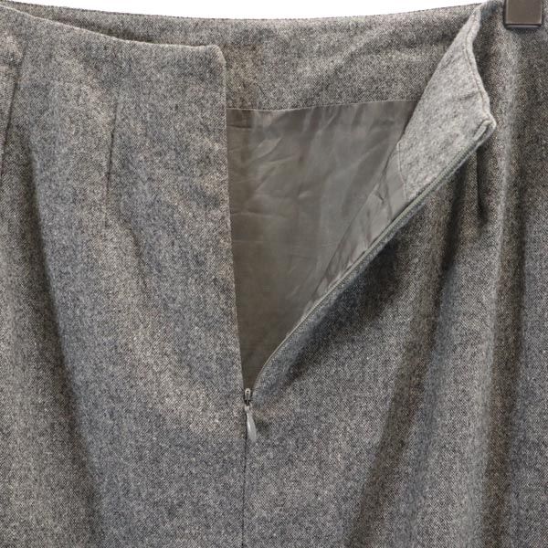 Salvatore Ferragamo Made In Italy Wool Blend Skirt Suit Setup I38 Gray Women Used