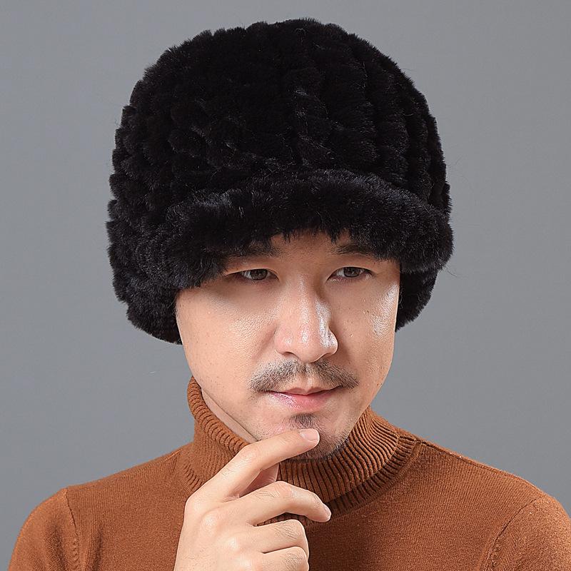 Buy Men's Rex Rabbit Fur Hat Winter 