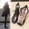 New Women's Snow Boots with Added Fleece and Thickened Mid-calf Waterproof and Anti-slip Cotton Shoes