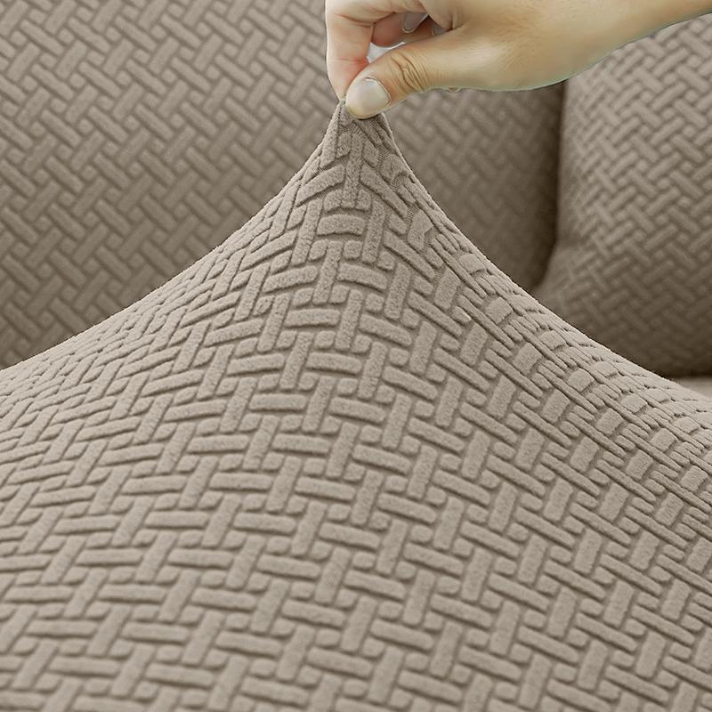 Jacquard Elastic Chair Cover For Dining Room Stretch Thick Kitchen Chair Covers For Dining Kitchen Hotel Wedding Banquet Decor