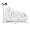 Food Grade Dessert Mold Heat Resistant Silicone 3D DIY Leaf Shaped Cake Dessert Mold Decoration Kitchen Supplies