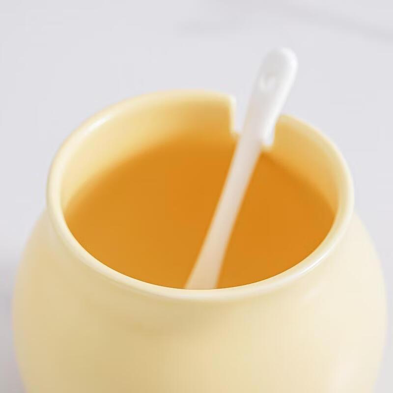 Ceramic Kitchen Storage Jar with Spoon