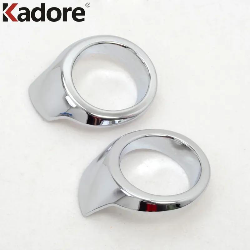 For Ford EcoSport 2013 2014 2015 2016 Chrome Car Front Fog Light Lamp Cover Trim Head Foglight Foglamp Bezel Trims Accessories
