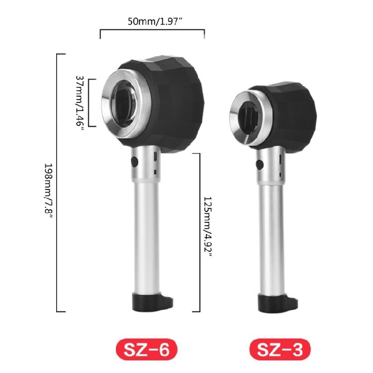 Lupe mit Licht Wiederaufladbare Lupe mit LED-Licht Hobbys Kunst Re