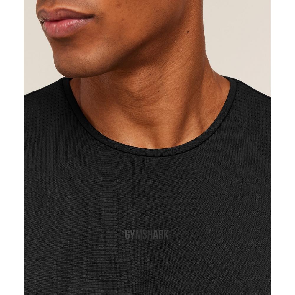 Gymshark Distance Seamless Tank Black A4b5i Bdkq